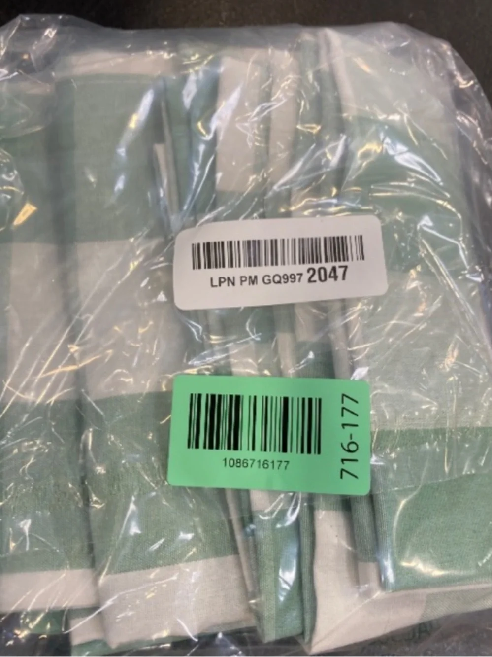 Farmhouse GINGHAM Buffalo Plaid Tier Curtains Rod Pocket 24” MINT GREEN & WHITE
